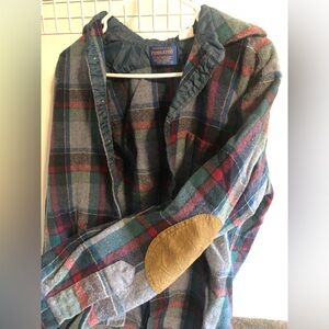 Vintage Pendleton Button Down with Elbow Patches